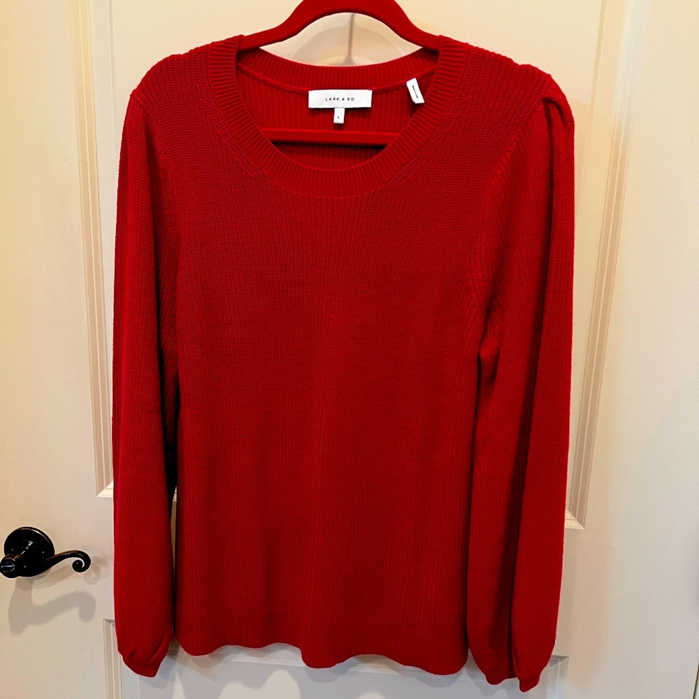 Lark & Ro sweater. Bell sleeves. Size L